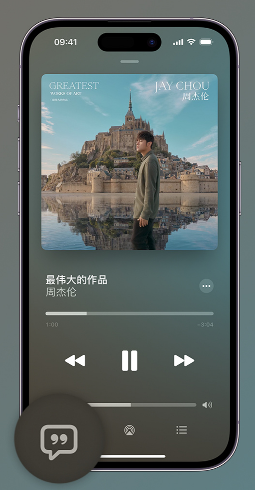 武隆iphone维修分享如何在iPhone上使用Apple Music全新唱歌功能 