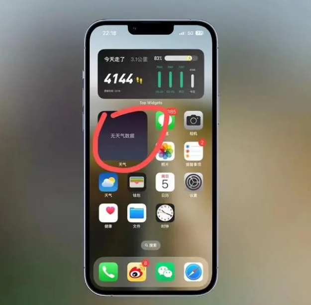 武隆苹果手机维修分享:iOS16主屏幕天气小组件无法正常工作怎么办？ 