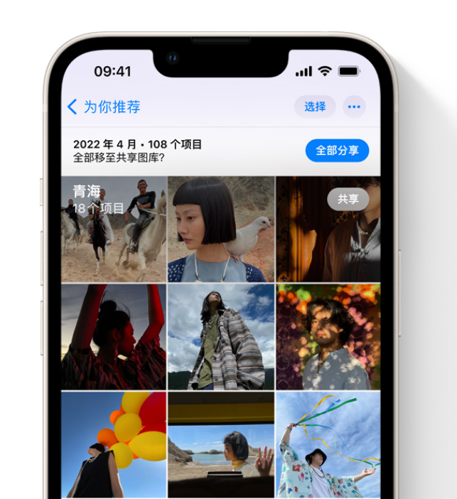 武隆苹果维修网点分享在 iPhone 上使用共享图库 