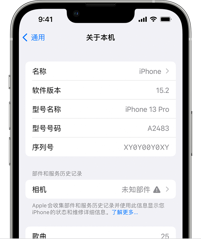 武隆苹果维修分享iPhone 出现提示相机“未知部件”是什么原因？ 