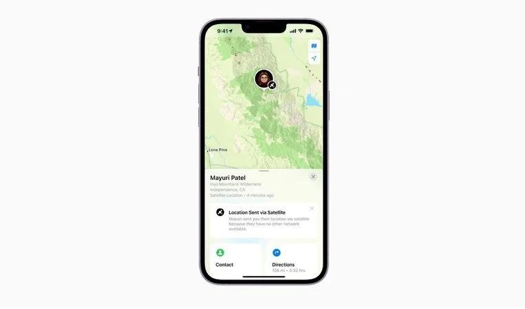 武隆苹果14维修分享iPhone14系列中 FindMy功能通过卫星分享位置方法教程 