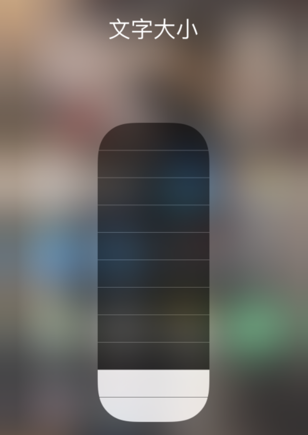武隆苹果手机维修分享小技巧：在 iPhone 控制中心快速调节字体大小 