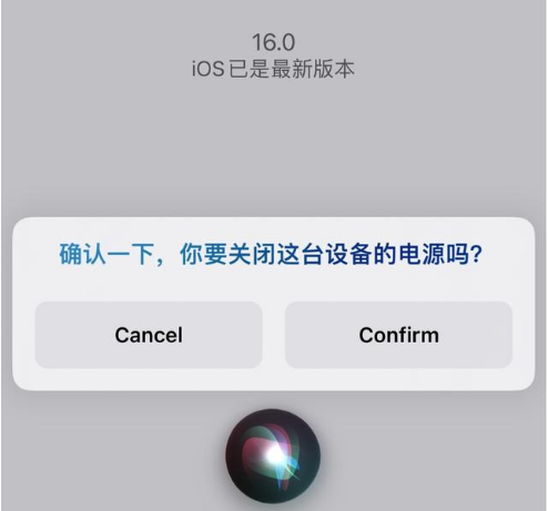 武隆苹果手机维修分享iOS 16 Beta5为什么要取消Siri语音关机功能 