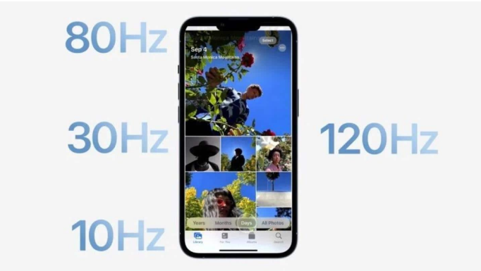 武隆苹果14维修分享iPhone 14有高刷吗 